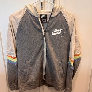 Nike girls zip up hoodie